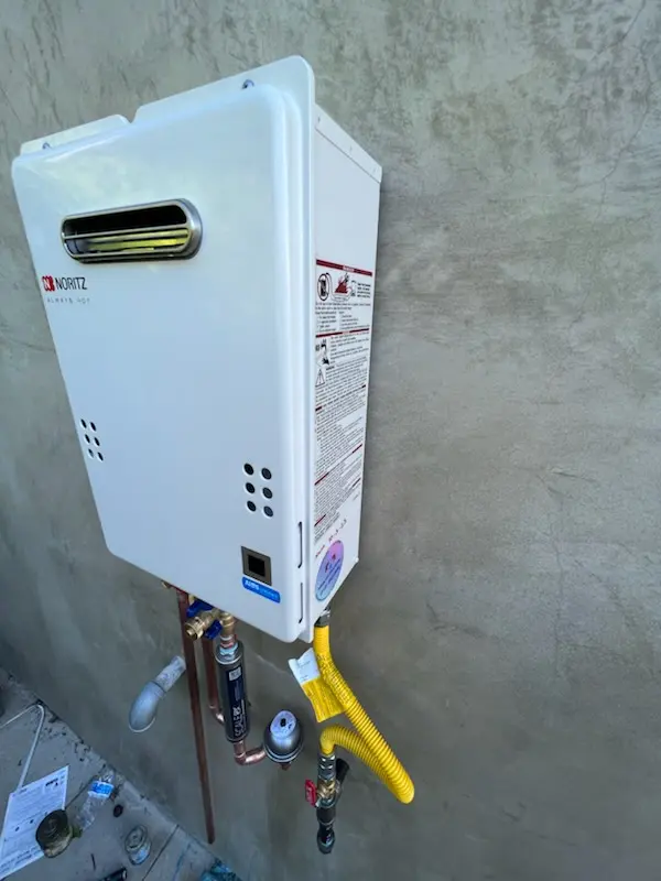 Tankless water heater installation for Kingsway Estates homes